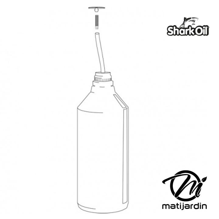 Produit préventif anti crevaison pour roue de tondeuse. Flacon 500 ml