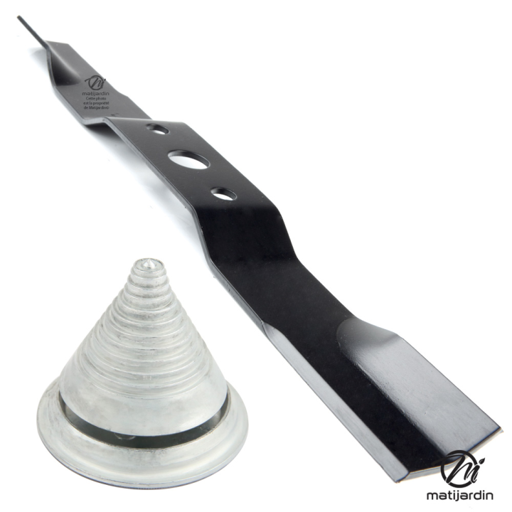 Lame tondeuse pour Iseki SW521. N° 2500-220-001-00. Coupe 52,5 cm