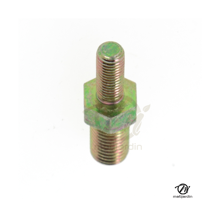 Adaptateur pour tête débroussailleuse. Mâle. Ø 10x1,25 / 7x1,00. Pas à gauche