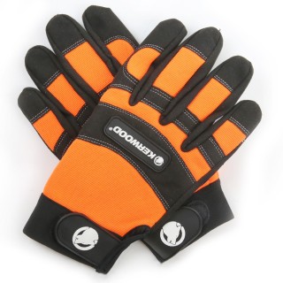 Gants tronçonneuse protection noir taille M. Kerwood. Class 1