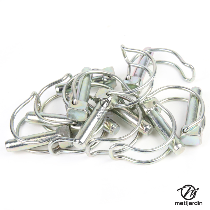 Goupille clips type fraise. Ø 10 mm x 40 mm