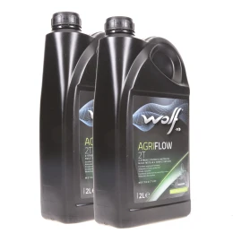 Huile de synthèse moteur 2 temps pour débroussailleuse, tondeuse, tronçonneuse. 2 Litres