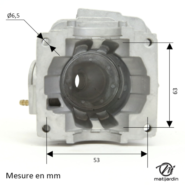 Cylindre piston adaptable pour tronçonneuse Stihl 029, MS290. Diamètre 46 mm