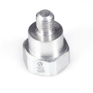 Adaptateur pour tête débroussailleuse Tecomec. Mâle. Ø 10x1,25. Pas à gauche