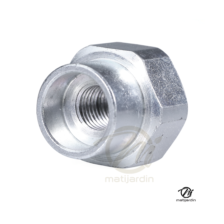 Adaptateur pour tête débroussailleuse Tecomec. Femelle. Ø 8x1,25. Pas à gauche.