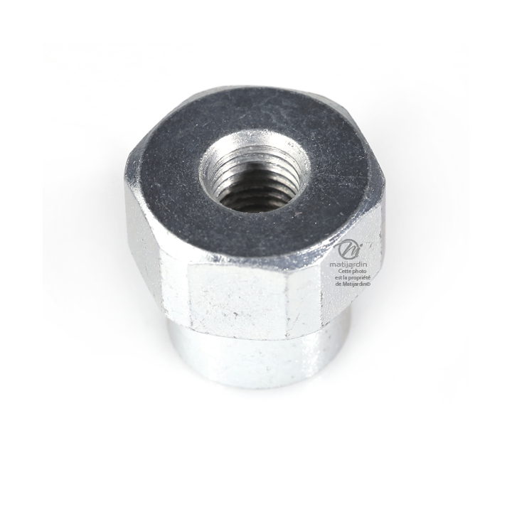 Adaptateur pour tête débroussailleuse Tecomec. Femelle. Ø 8x1,25. Pas à gauche.