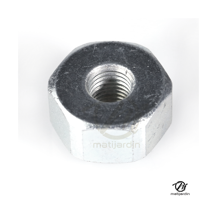 Adaptateur pour tête débroussailleuse Tecomec. Femelle. Ø 12x1,75. Pas à gauche. Pour Husqvarna