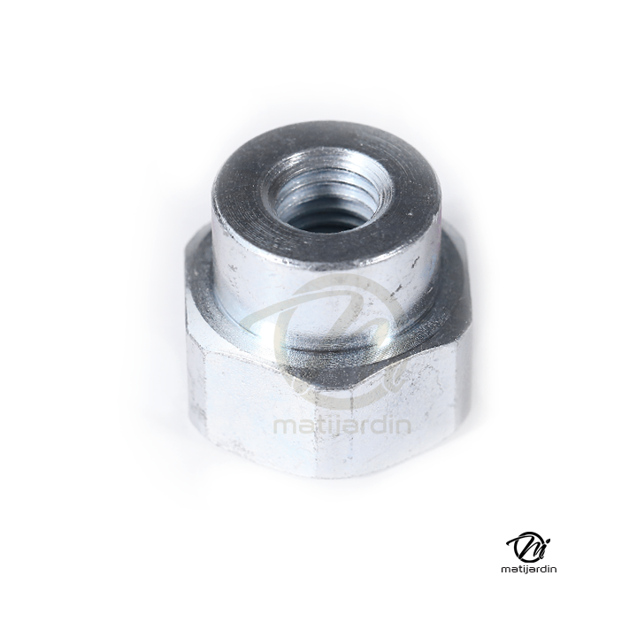 Adaptateur pour tête débroussailleuse Tecomec. Femelle. Ø 10x1,50. Pas à gauche. Pour Husqvarna