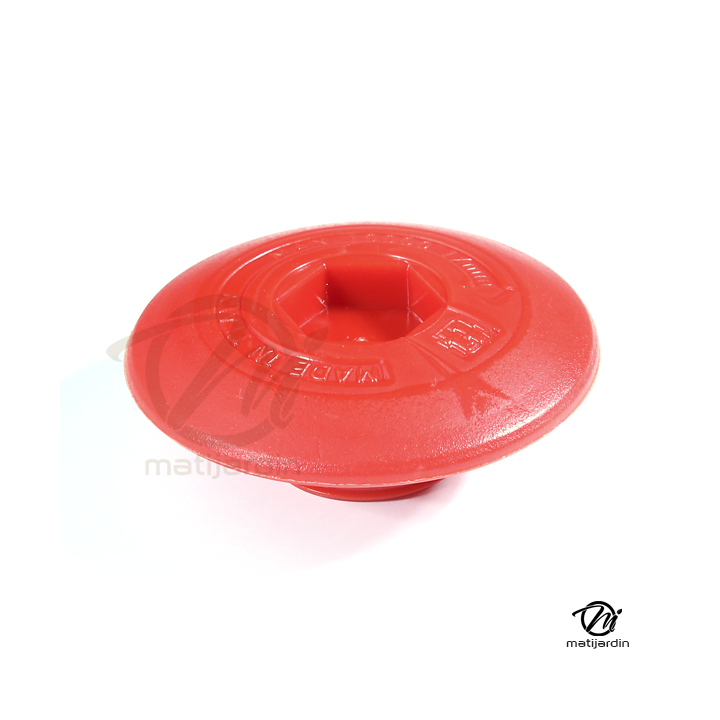 Bouton plastique pour tête débroussailleuse manuelle Ø 80 mm Tecomec