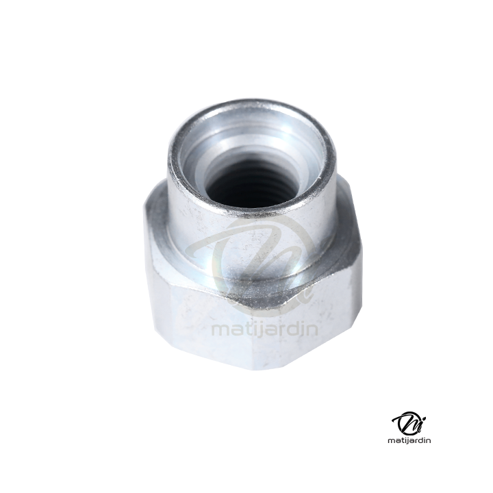 Adaptateur pour tête débroussailleuse Tecomec. Femelle. Ø 12x1,25. Pas à gauche. Pour Zenoah