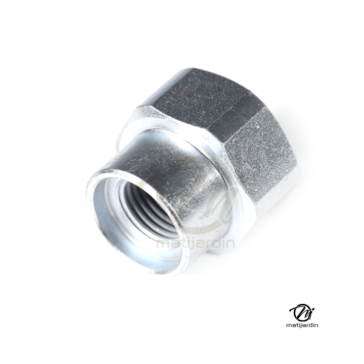 Adaptateur pour tête débroussailleuse Tecomec. Femelle. Ø 12x1,25. Pas à gauche. Pour Zenoah