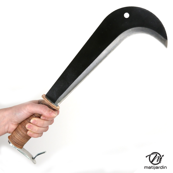 Serpette italienne 39,5 cm manche bois