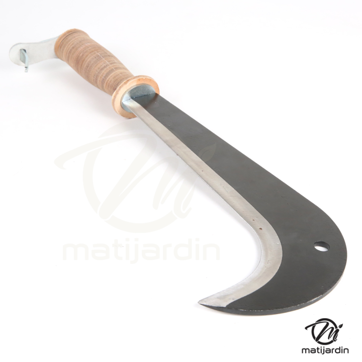 Serpette italienne 39,5 cm manche bois