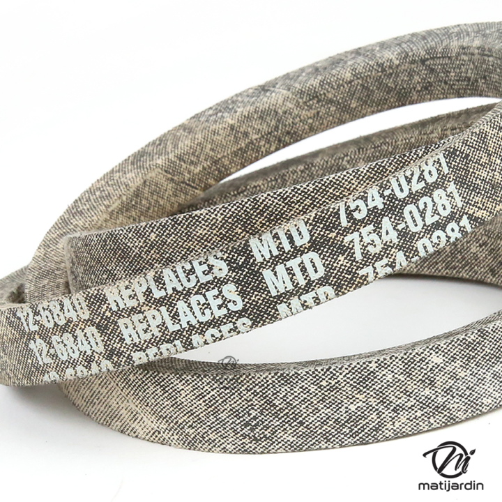 Courroie tondeuse pour MTD N° 7540281 - 15,8 mm x 1123 mm