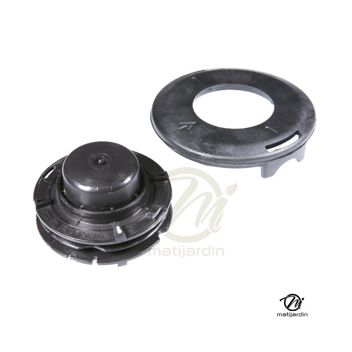 Kit couvercle + bobine pour tête débroussailleuse Tap & Work Ø 130 mm Tecomec