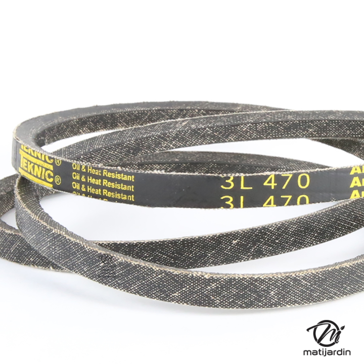 Courroie tondeuse Teknic 3L470 Kevlar Trapézoïdale - 9,5 mm x 1194 mm