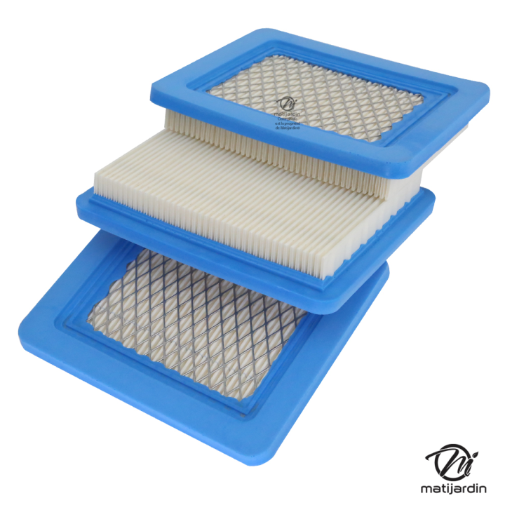 Filtre à air adaptable pour moteur Briggs & Stratton. N° 491588, 31749, 399959, 491588S. Par 2
