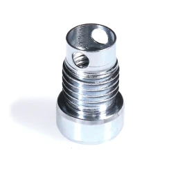 Adaptateur pour tête débroussailleuse Easy Work Tecomec. Femelle. Ø 8x1,25. Pas à gauche