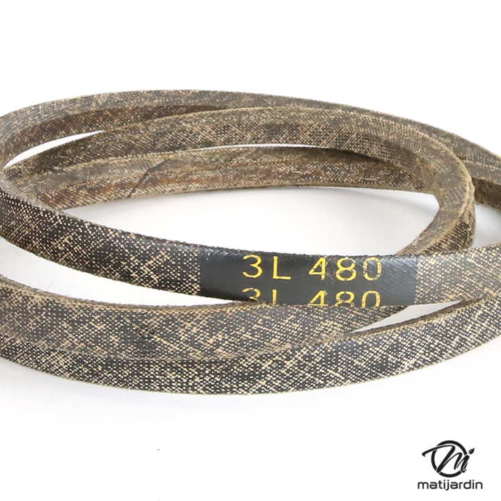 Courroie tondeuse Teknic 3L480 Kevlar Trapézoïdale - 9,5 mm x 1219 mm