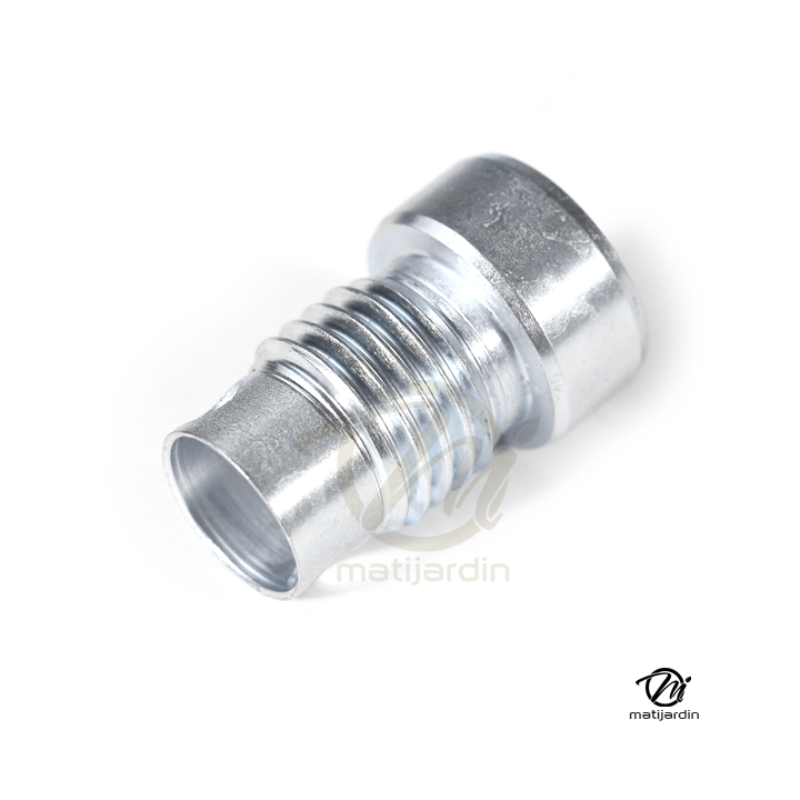 Adaptateur pour tête débroussailleuse Easy Work Tecomec. Femelle. Ø 12x1,25. Pas à gauche