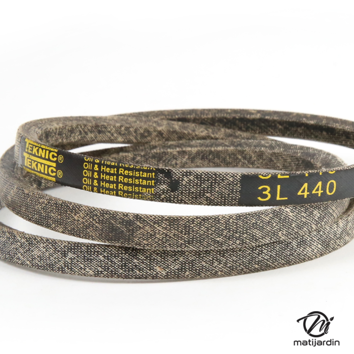 Courroie tondeuse Teknic 3L440 Kevlar Trapézoïdale - 9,5 mm x 1118 mm