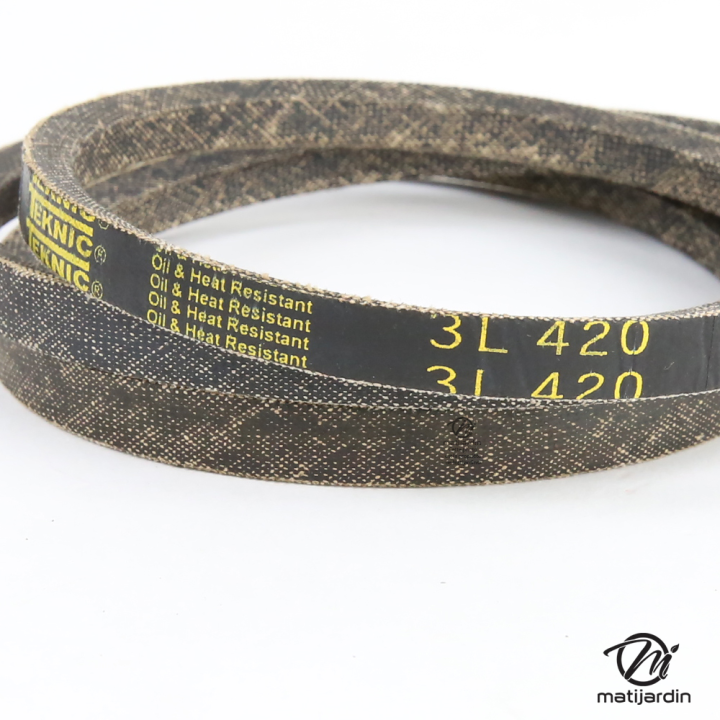 Courroie tondeuse Teknic 3L420 Kevlar Trapézoïdale - 9,5 mm x 1067 mm