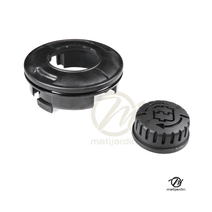 Kit couvercle + bouton pour tête débroussailleuse Easy Work Ø 109 mm Tecomec