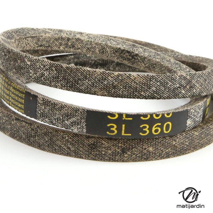 Courroie tondeuse Teknic 3L360 Kevlar Trapézoïdale - 9,5 mm x 914 mm