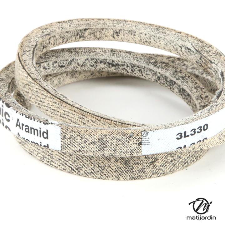 Courroie tondeuse Teknic 3L330 Kevlar Trapézoïdale - 9,5mm x 838 mm