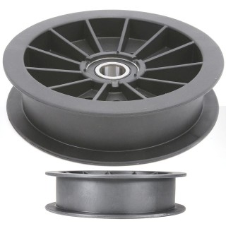 Poulie composite Ø 140 mm gorge plate. FIP5000-1.25. Larg 38 mm