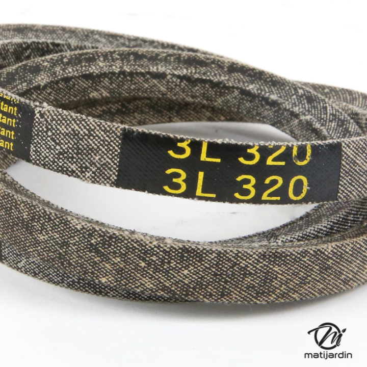 Courroie tondeuse Teknic 3L320 Kevlar Trapézoïdale - 9,5 mm x 813 mm