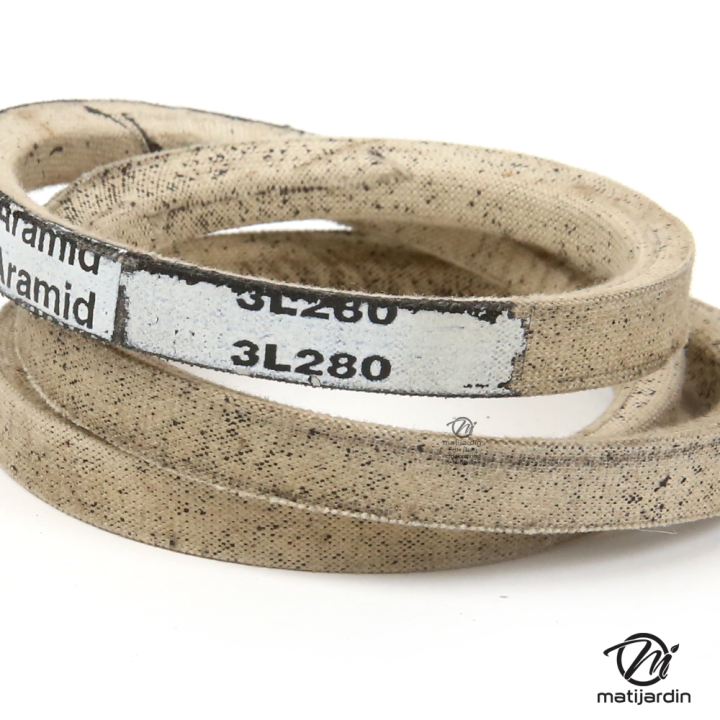 Courroie tondeuse Teknic 3L280 Kevlar Trapézoïdale - 9,5 mm x 711 mm