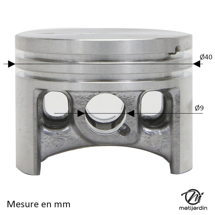 Cylindre piston pour tronçonneuse Stihl 020T MS200T 40mm