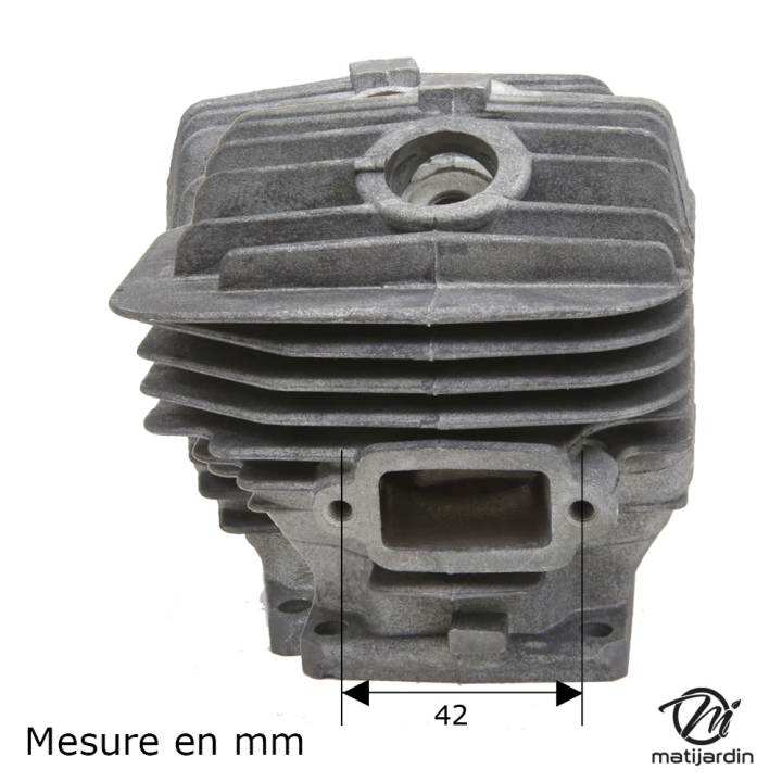 Cylindre piston adaptable pour tronçonneuse Stihl 046, MS460. Diamètre 52 mm