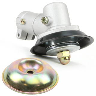 Renvoi d'angle pour débroussailleuse. Tube Ø 26 mm. 9 cannelures