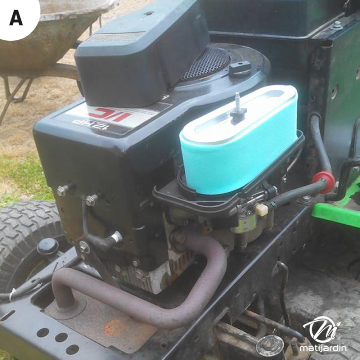 Filtre à air adaptable pour moteur Briggs & Stratton N° 493909, 496894