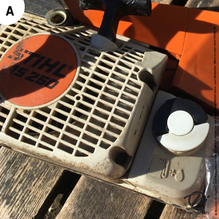 Bouchon de réservoir pour tronçonneuse Stihl MS171