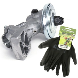 Renvoi d'angle pour débroussailleuse Stihl + gants multi-services