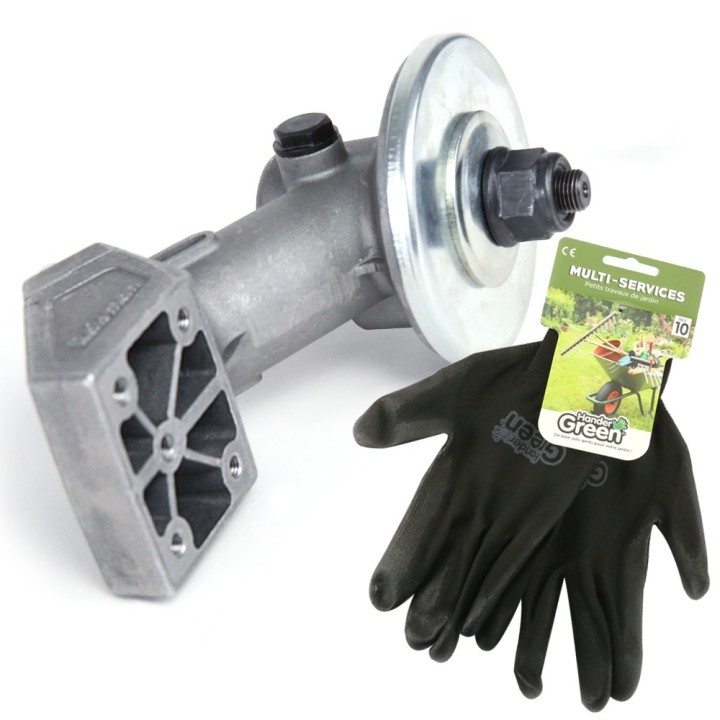 Renvoi angle pour Stihl FS80, FS85, FS120 + gants multi-services