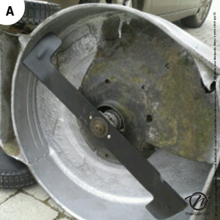 Lame tondeuse pour Honda HF2415SB. N° BUN194-OL. Coupe 51,3 cm