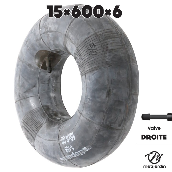 Chambre à air 15 x 600 x 6 droite + Anticrevaison SharkOil OKO 500 ml