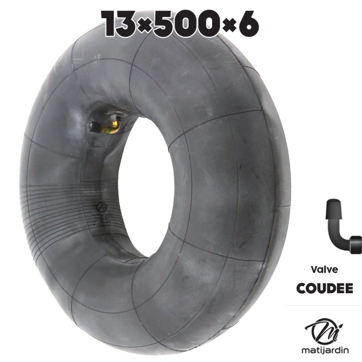 Chambre à air 13 x 500 x 6 coudée + Anticrevaison SharkOil OKO 500 ml