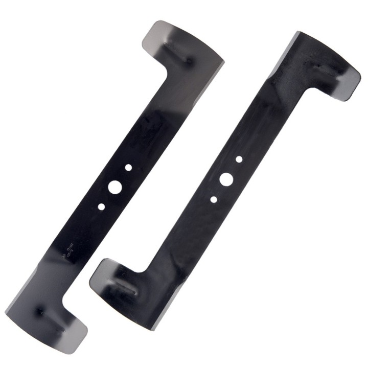 Lame pour Castelgarden, Honda, Iseki, John Deere, Sabo, Solo, Stiga, Viking coupe 46 cm. La paire gauche/droite