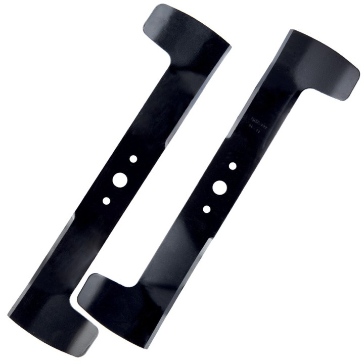 Lame pour Castelgarden, Honda, Iseki, John Deere, Solo, Stiga, Viking coupe 46 cm. La paire gauche/droite