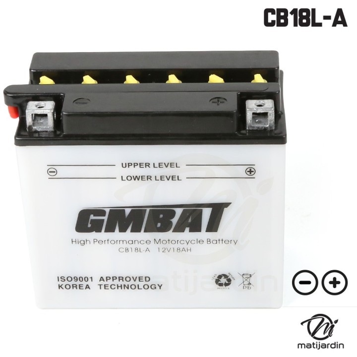 Batterie tondeuse. CB18L-A + acide
