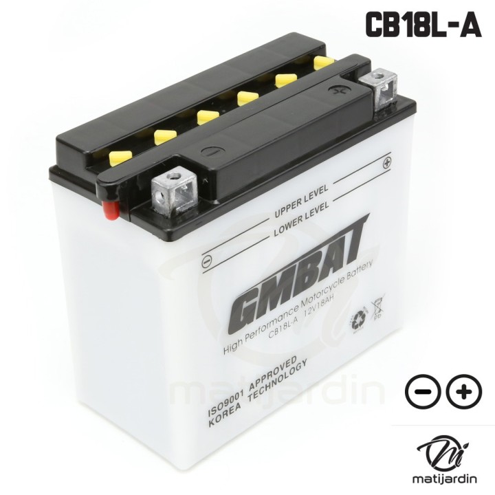 Batterie tondeuse. CB18L-A + acide