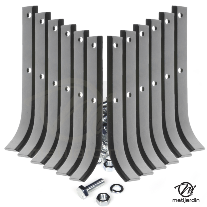 Outils, couteaux de fraises. Type bineur. Ø de travail 360 mm. Longueur : 230 mm