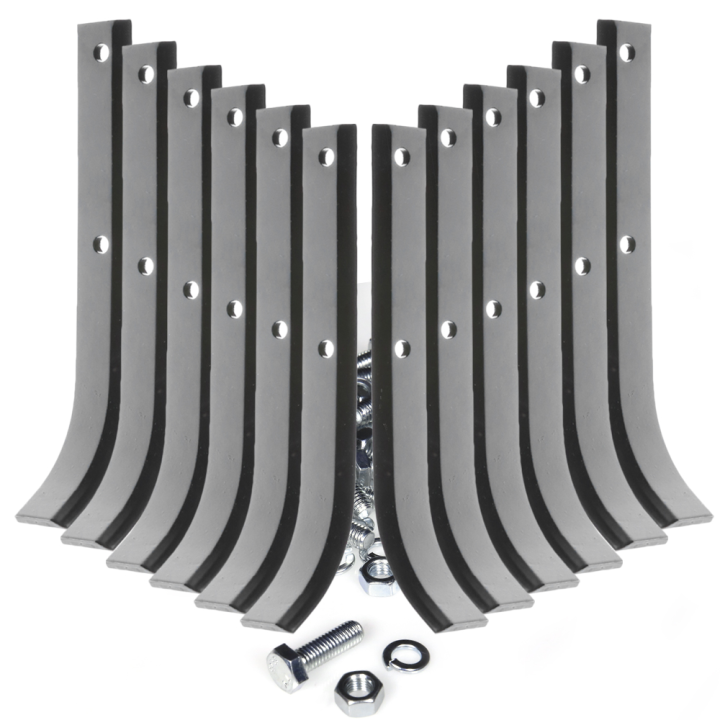 Outils, couteaux de fraises. Type bineur. Ø de travail 360 mm. Longueur : 230 mm