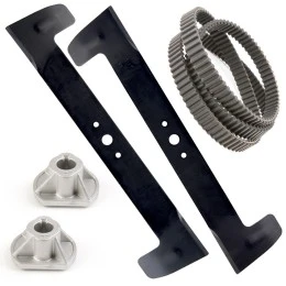 Lame + support + courroie pour Castelgarden Twin cut 102, TC102