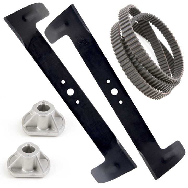 Lame + support + courroie pour Castelgarden Twin cut 102, TC102